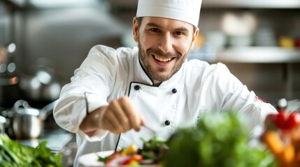 creative vision. Culinary Chef: Describe the position of a culinary chef, focusing on duties like preparing meals, creating recipes, and managing kitchen staff. 
