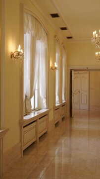corridor in the Palace vertical video