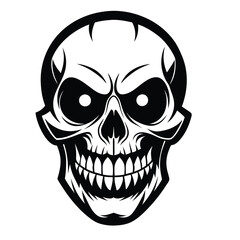 Halloween Ghost Silhouette Vector illustration