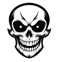 Halloween Ghost Silhouette Vector illustration