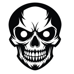 Halloween Ghost Silhouette Vector illustration