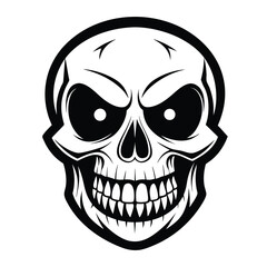 Halloween Ghost Silhouette Vector illustration