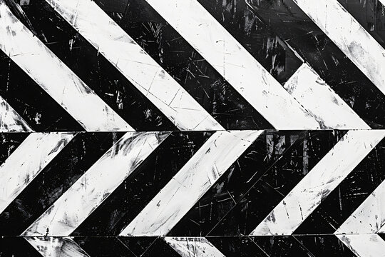 Abstract black and white chevron pattern background, perfect for design projects. Black and White abstract background with arrow symbols, in the style of wall art.