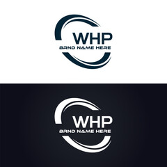 WHP logo. W H P design. White WHP letter. WHP, W H P letter logo design. W H P letter logo design in GOLD, GOLDEN LOGO, THREE, style. letter logo set in one artboard. W H P letter logo vector design.