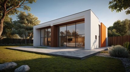 3d rendering of house model