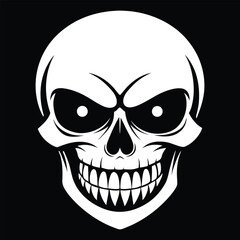 Halloween Ghost Silhouette Vector illustration