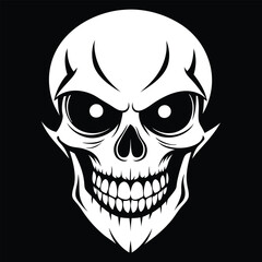 Halloween Ghost Silhouette Vector illustration