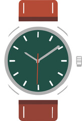 Men hand watch isolated illustration - Generative AI

