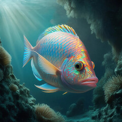 Fototapeta premium fish and reef