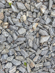 Gray Pebbles texture as background.  Gravel texture high resolutions