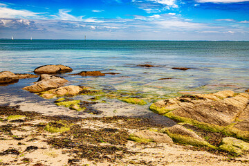 Quiberon and morbihan gulf in french brittany