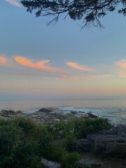 sunset over the sea beautiful landscape