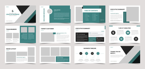 Business Presentation Slides Layout