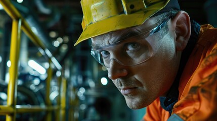 Close up scrutiny of an equipment phase inspector