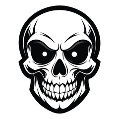 Halloween Ghost Silhouette Vector illustration