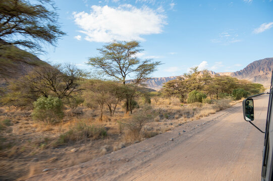 road in the desert, namibia