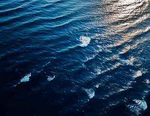 empty abstract sand beach with palm leaf shadow and transparent water wave from above, blank background banner for travel, vacation and wellbeing with copy space. top of views, aerial views.