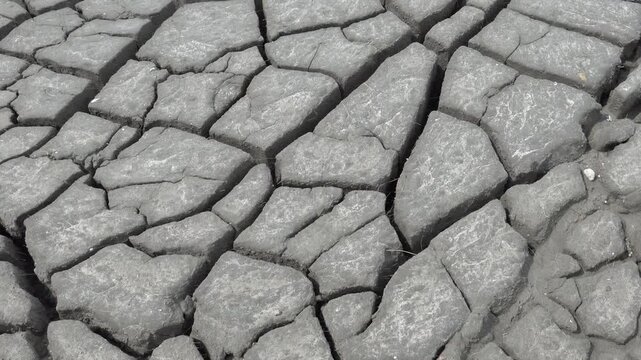 Hirtshals, Denmark Scorched dried earth and mud 