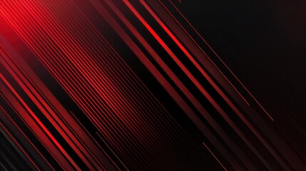 Red striped pattern on black background, slanted lines