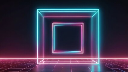 Landscape illustration anime style background, Generative Ai