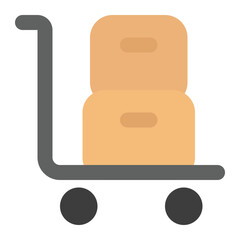 trolley icon for illustration