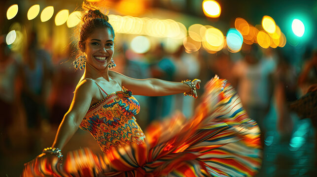 Street Salsa Fiesta: In the heart of Havana, a group of salsa dancers transforms the colorful streets into a lively celebration, captivating passersby with infectious rhythms and a truly festive
