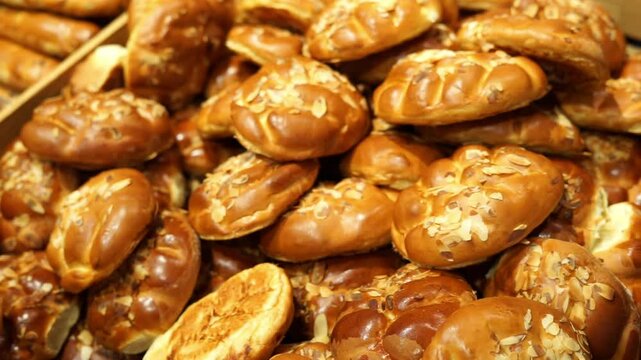 sweet buns in the store