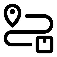 order tracking icon for illustration