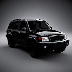 3d car with simple background