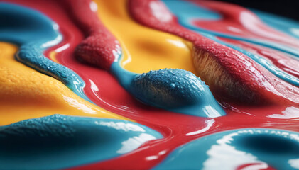 Minimal colorful abstract liquid movement background. Super texture twirls