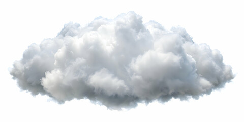 white cloud on white background