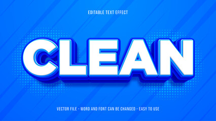 Obraz premium Clean editable text effect
