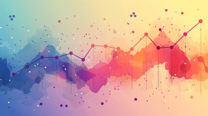 financial growth visualization, graph on banner depicting financial success, ideal for corporate presentations and marketing strategies great for showcasing growth and prosperity