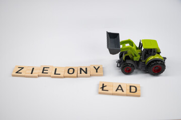 Zielony ład i zielona koparka © rozentuzjazmowany