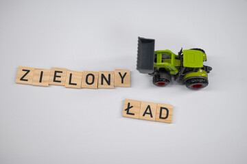 Zielony ład i zielona koparka © rozentuzjazmowany