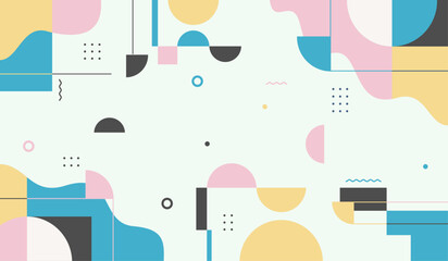 Abstract geometric background vector template