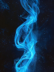 Fototapeta premium Dynamic Coloured Streak on Dark Background