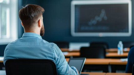 Aspiring group of educators developing new teaching methods to improve societal education standards in a contemporary classroom