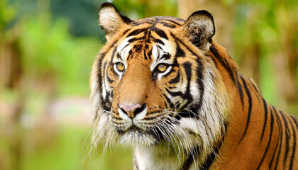 Fototapeta premium Head of sumateran tiger