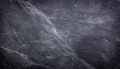 Naklejka premium Dark grey slate like marble texture wall tile sample