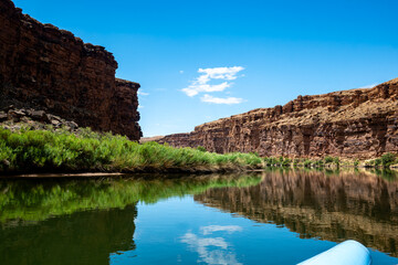 Fototapeta premium reflection of the canyon