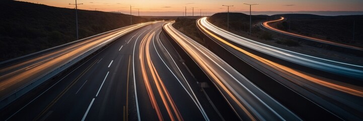 Abstract images of roads and routes, emphasizing direction and purpose.