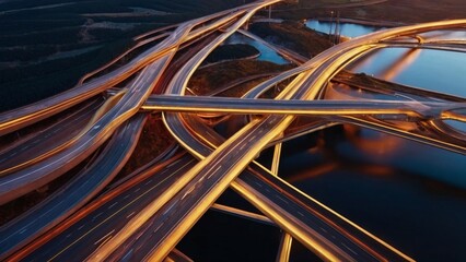 Abstract images of roads and routes, emphasizing direction and purpose.