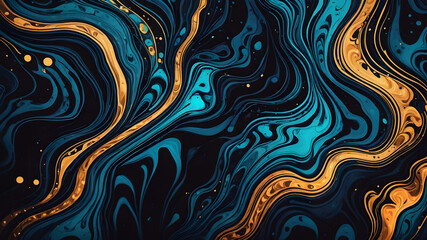 Seamless marble effect surface pattern design for print. Ebru marbling handmade art..  AI generated image, ai