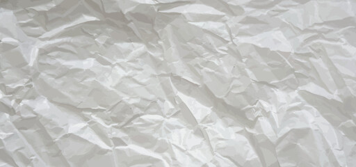 Crumpled white paper background texture
