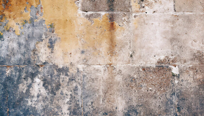 Concrete wall and floor of marble stone surface, Bloody background scary old bricks wall and concrete floor texture, Abstract illustration texture of grunge, dirt overlay or screen effect texture
