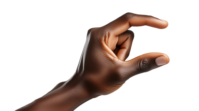 Hand Pinching Fingers, Transparent PNG, Graphic Reource