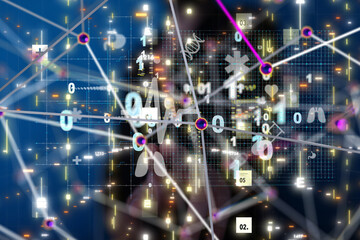 digital medical futuristic interface 3D rendering - 3d