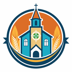 church logo vecrot design 