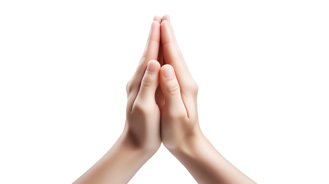 Praying Hands, Black, Transparent PNG, Graphic Reource